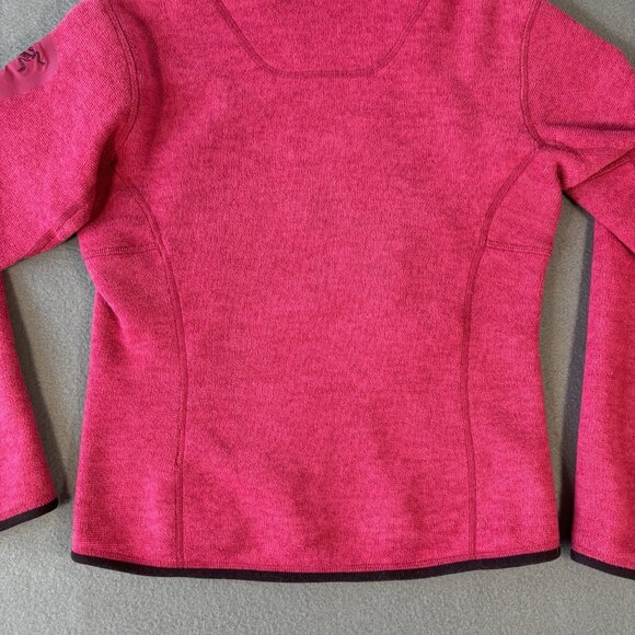 Arcteryx Fleece Sweater Pink Raspberry Jacket XS Full Zip Gorpcore Outdoor Trail - Picture 13 of 15